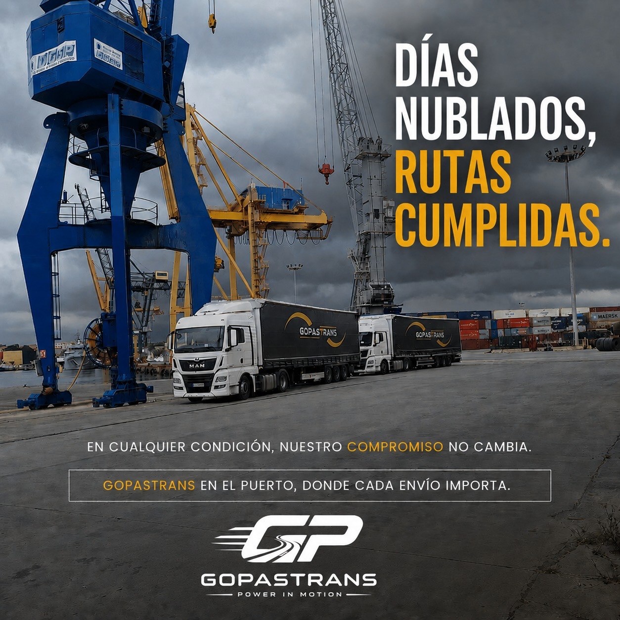 Cuando el compromiso es real, cada ruta sigue adelante. 🚛⚓
En GOPASTRANS trabajamos con la misma precisión y responsabilidad en cualquier condición, porque entendemos que detrás de cada carga hay clientes que confían en nosotros cada día.