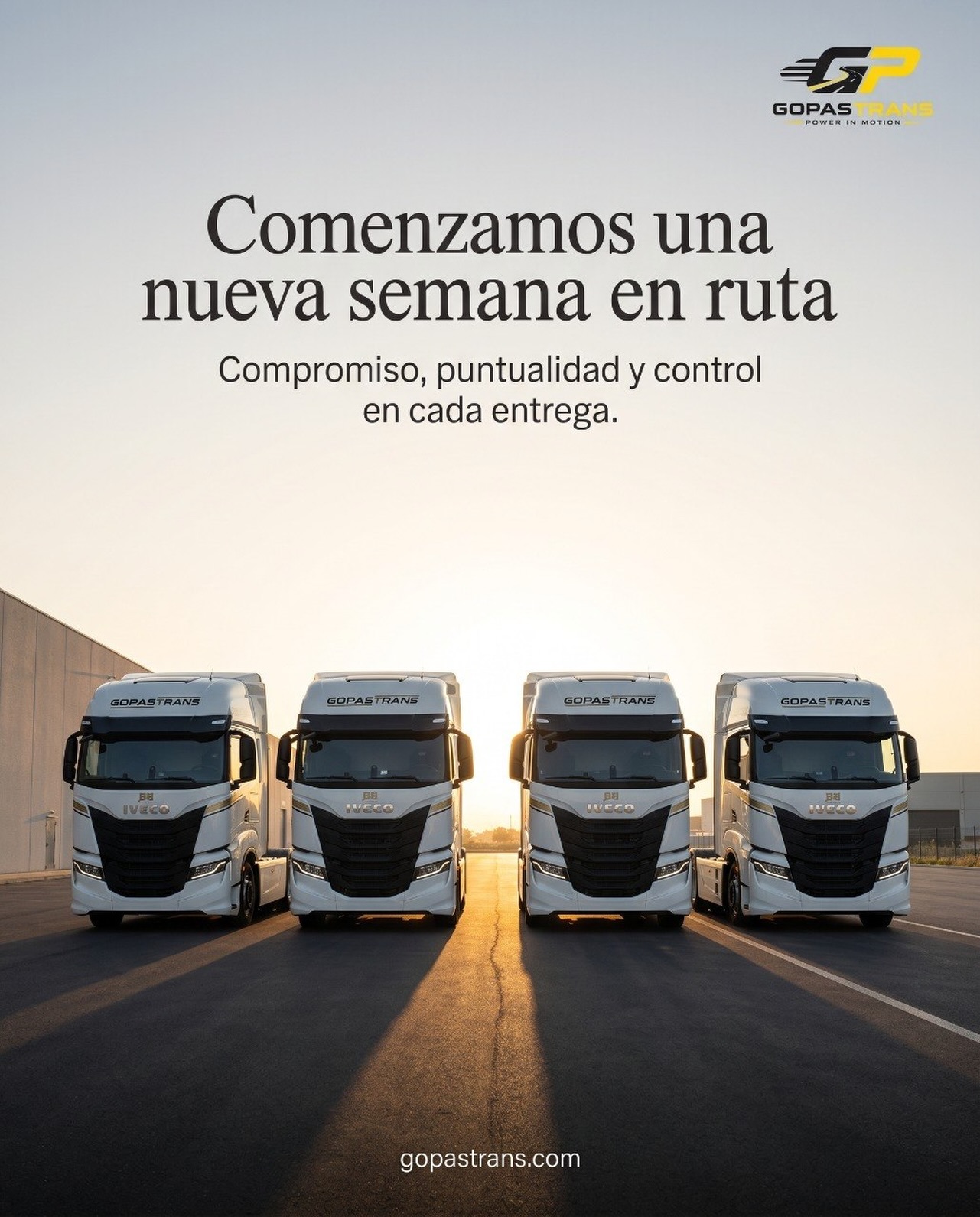 Compromiso, puntualidad y control en cada entrega.