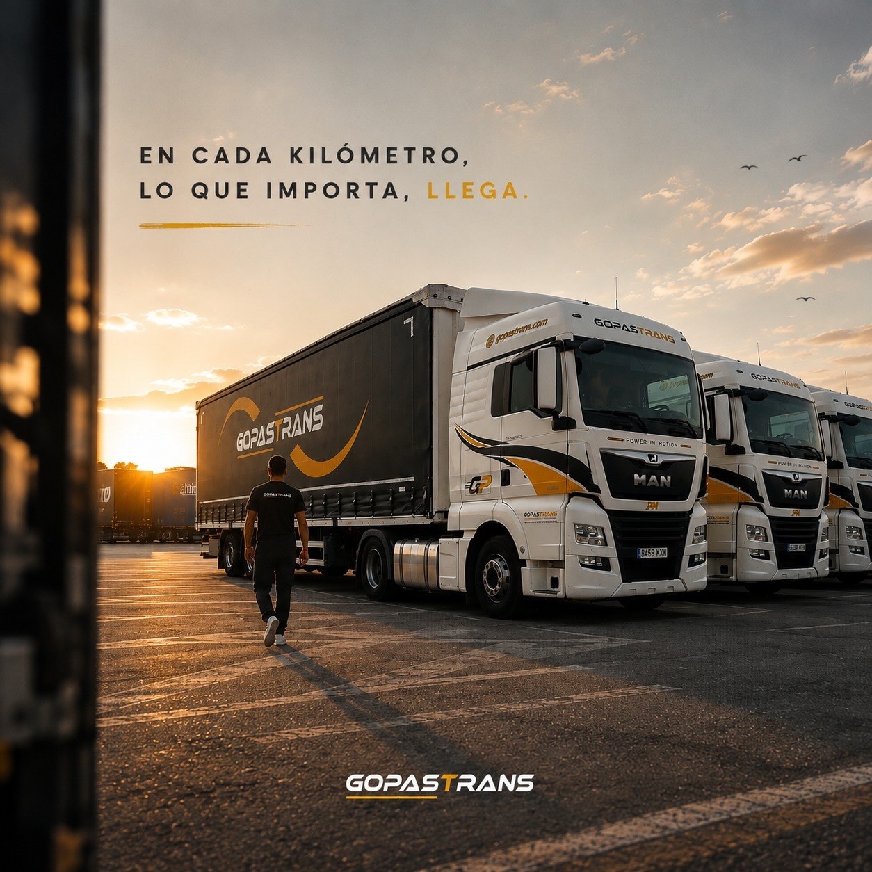 En cada kilómetro, lo que importa, llega.